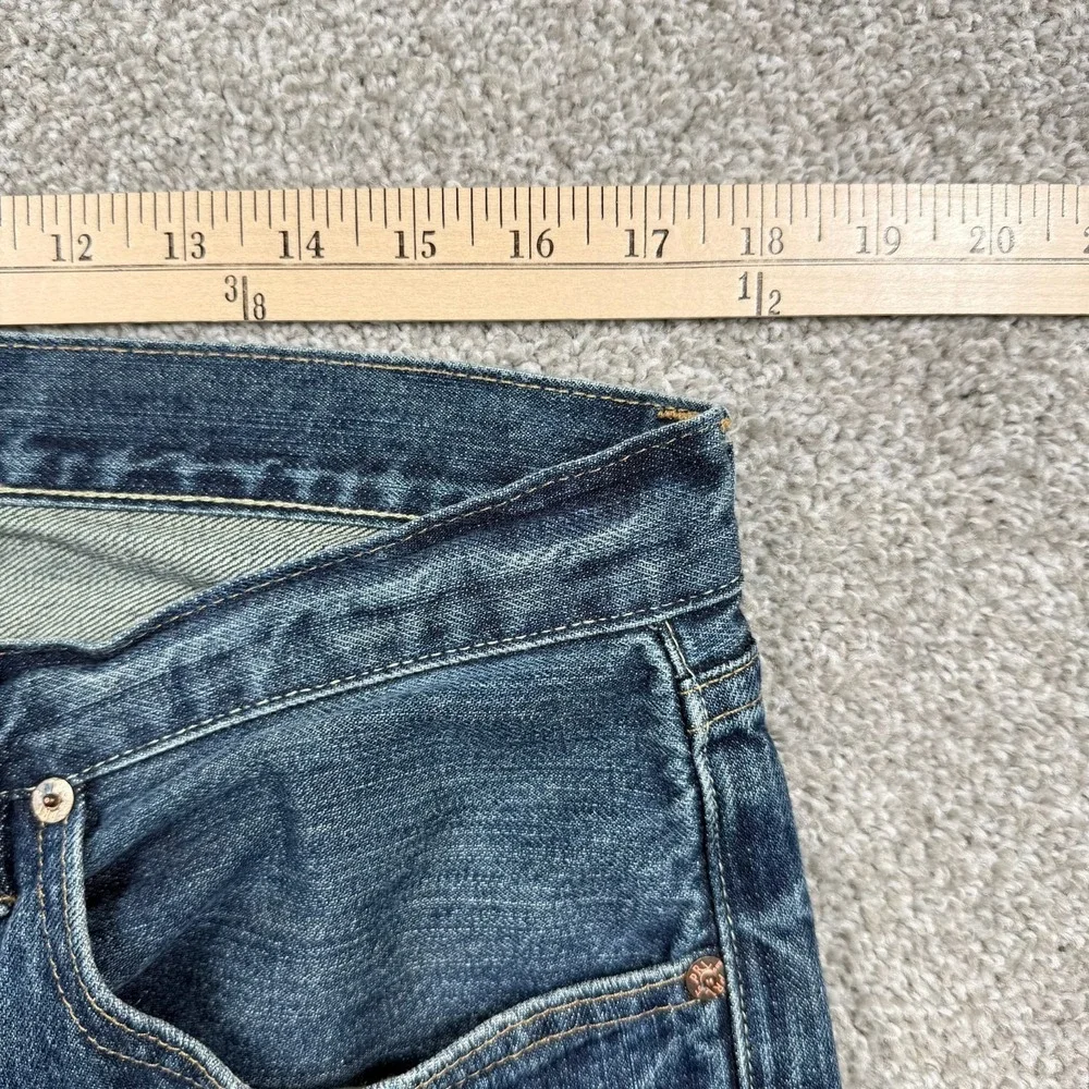 Polo Ralph Lauren Classic Fit Jeans Men's 36x32 Blue 100% Cotton Denim